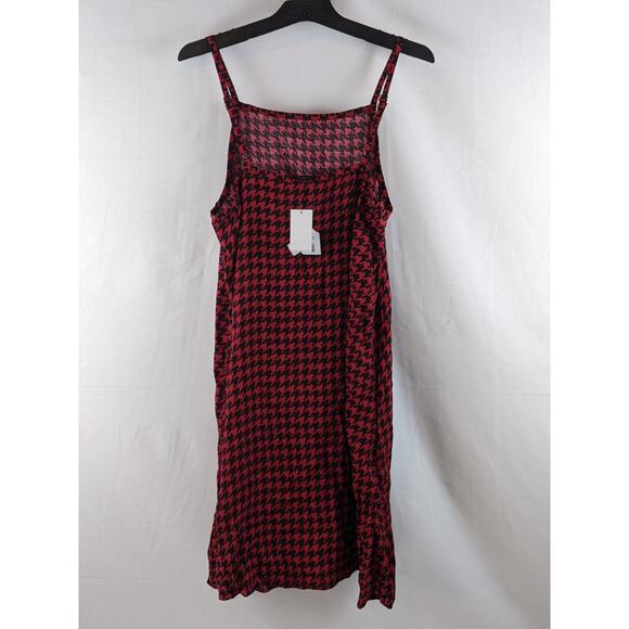 Art Class‎ Girls Dress Houndstooth Red Black XL 14 16 Sleeveless Spaghetti Strap - Picture 6 of 6